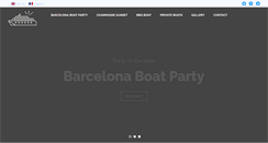Desktop Screenshot of barcelonaboatparty.com